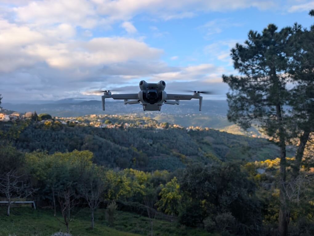 vue d'un drone, réalisation d'acquisition aérienne.